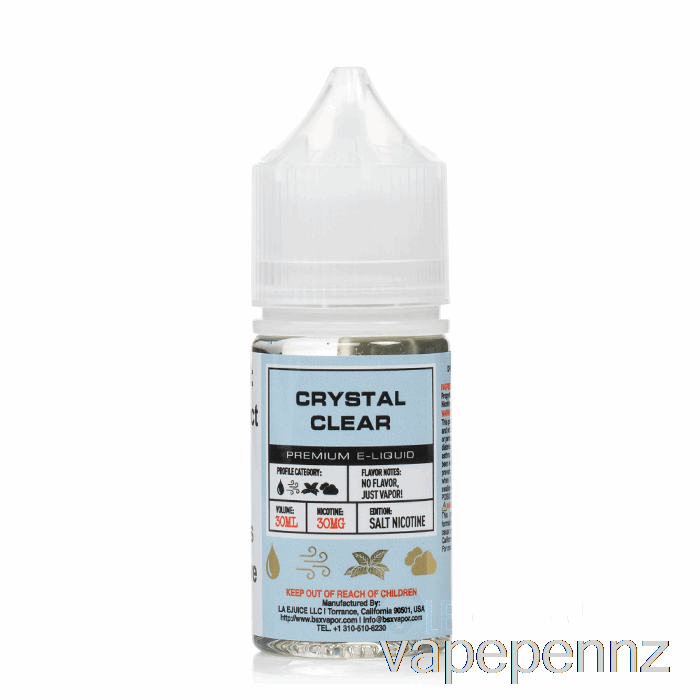 Crystal Clear - BSX Salts Series - 30mL 30mg VAPE NZ